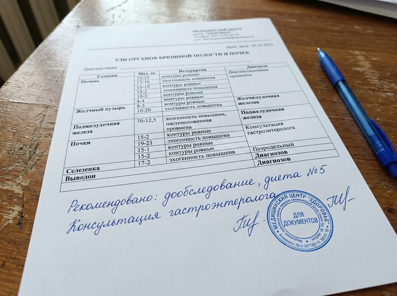 Заключение ЛОРа и УЗИ щитовидки от 12.11.2012 (патологий нет, все в норме)